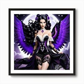 Gothic Angel 2 Art Print