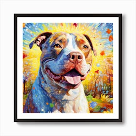 Pit Bull Terrier Art Print