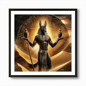 Egyptian God 2 Art Print
