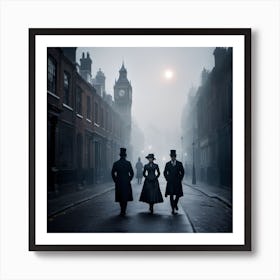 London Street Scene 2 Art Print