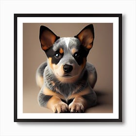 Australian Cattle Dog Art Print