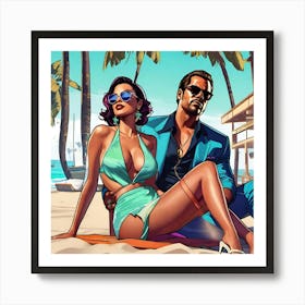 Grand Theft Auto Art Print