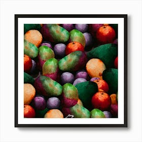 Las Frutas Art Print