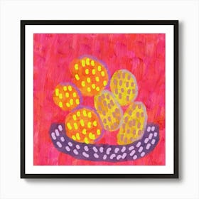 Yellow Eggs In A Bowl Art Print