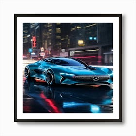 Mercedes Benz Concept Car 2 Art Print