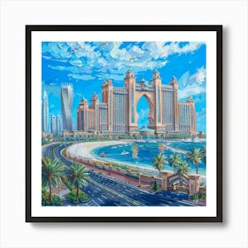 Atlantis Hotel 1 Art Print