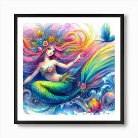 Mermaid 7 Art Print