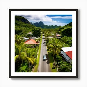 Plant Community Vegetation Window Car Holiday Maker Drone District Tour Tourism Rural Walk (6) Art Print