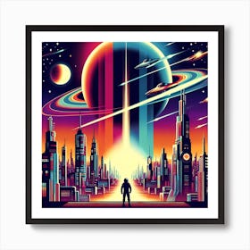 Sci-Fi Poster Art Print