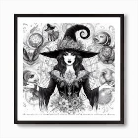 A witch 1 Art Print