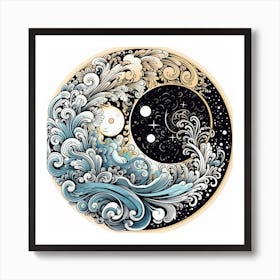 Yin Yang Symbol 42 Art Print