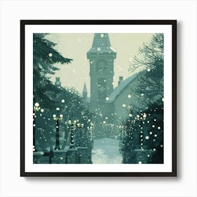 Winter Scene 2 Art Print