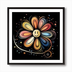 A smile flower 3 Art Print