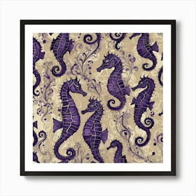 Seahorses 7 Art Print