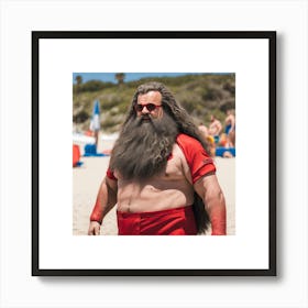 Hagrid/Baywatch Art Print