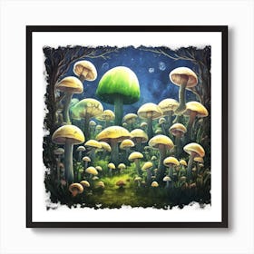 Mushroom Forest 4 Affiche