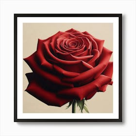 Red Rose 16 Art Print