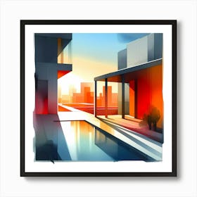 Cityscape 17 Art Print