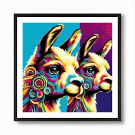 Llamas 1 Art Print