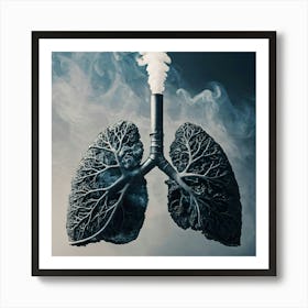 Lungs Stock Photos & Royalty-Free Images 1 Art Print