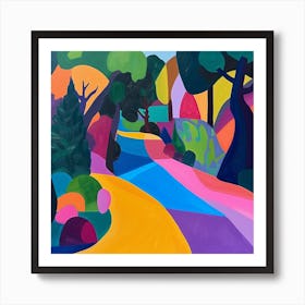 Abstract Park Collection Holland Park London 2 Art Print