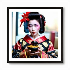 Geisha 13 Art Print