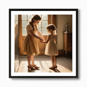 Two Sisters Art Print