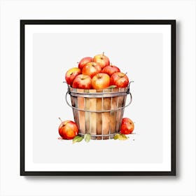 Apples In A Bucket 7 Art Print