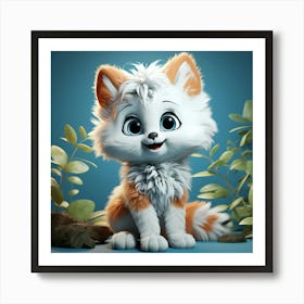 Cute Cat 24 Art Print