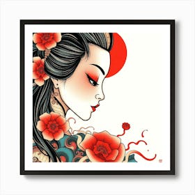 Geisha 39 Art Print