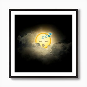 Sleeping Internet Square Art Print