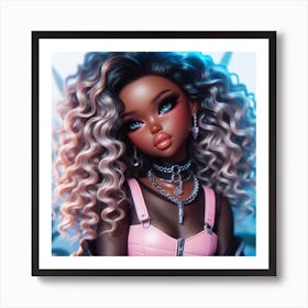 Afro-American Doll Art Print