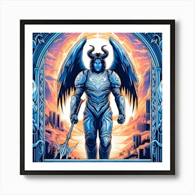 Demons And Angels 3 Art Print