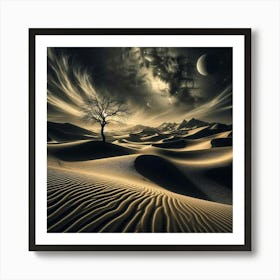 Desert Landscape 19 Art Print