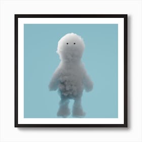 White Cloud Man Art Print