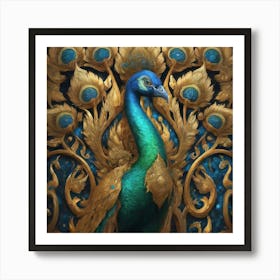 Peacock 1 Art Print