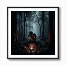 Dark Forest 1 Art Print