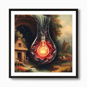 Lightbulb 4 Art Print