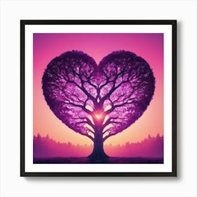 Heart Tree 5 Art Print