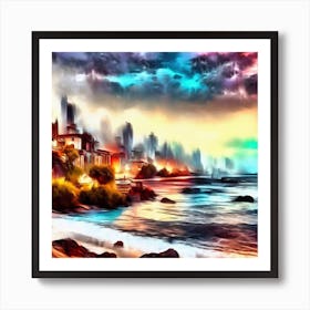 Cityscape Art Print