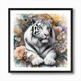 White Tiger 26 Art Print