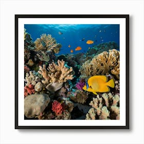 Coral Reef Art Print