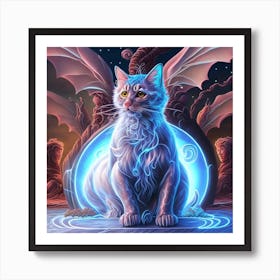 Faerie Cat Art Print