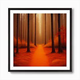 Path In The Forest Art Print