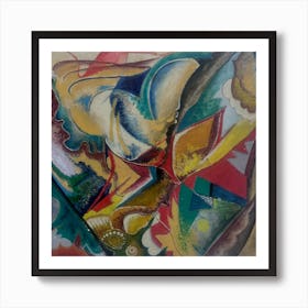 Wall Art, Kandinsky Inspired Abstract Art Print