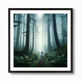 Dark Forest 3 Art Print