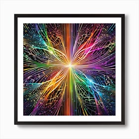 Abstract Psychedelic Art Print