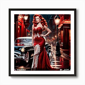 Pin Up Girl 4 Art Print