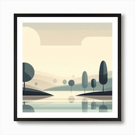 Lakeside Art Print