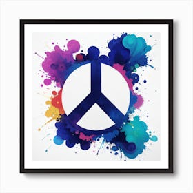 Peace Sign Art Print